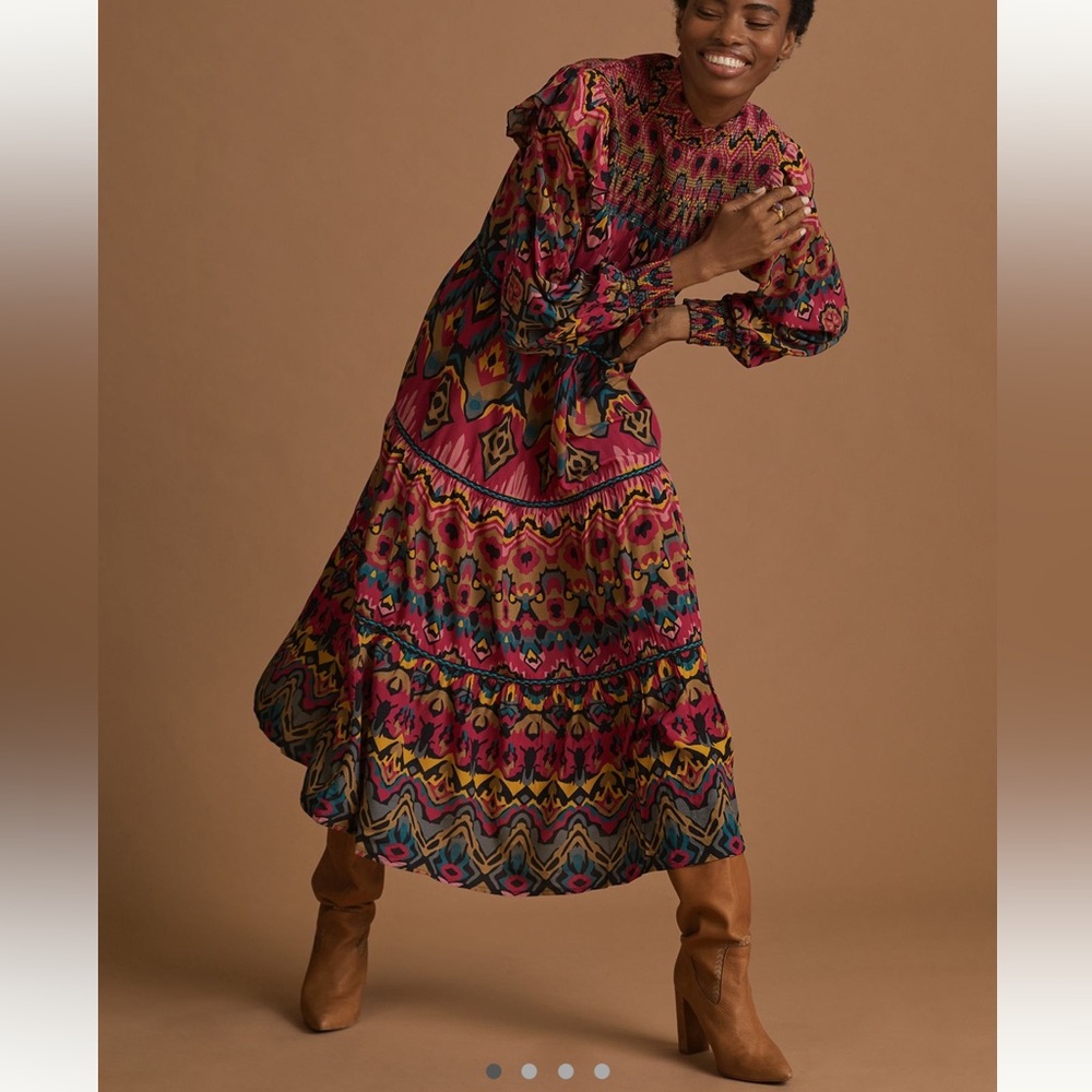 Bl-nk Tiered Mid Dress